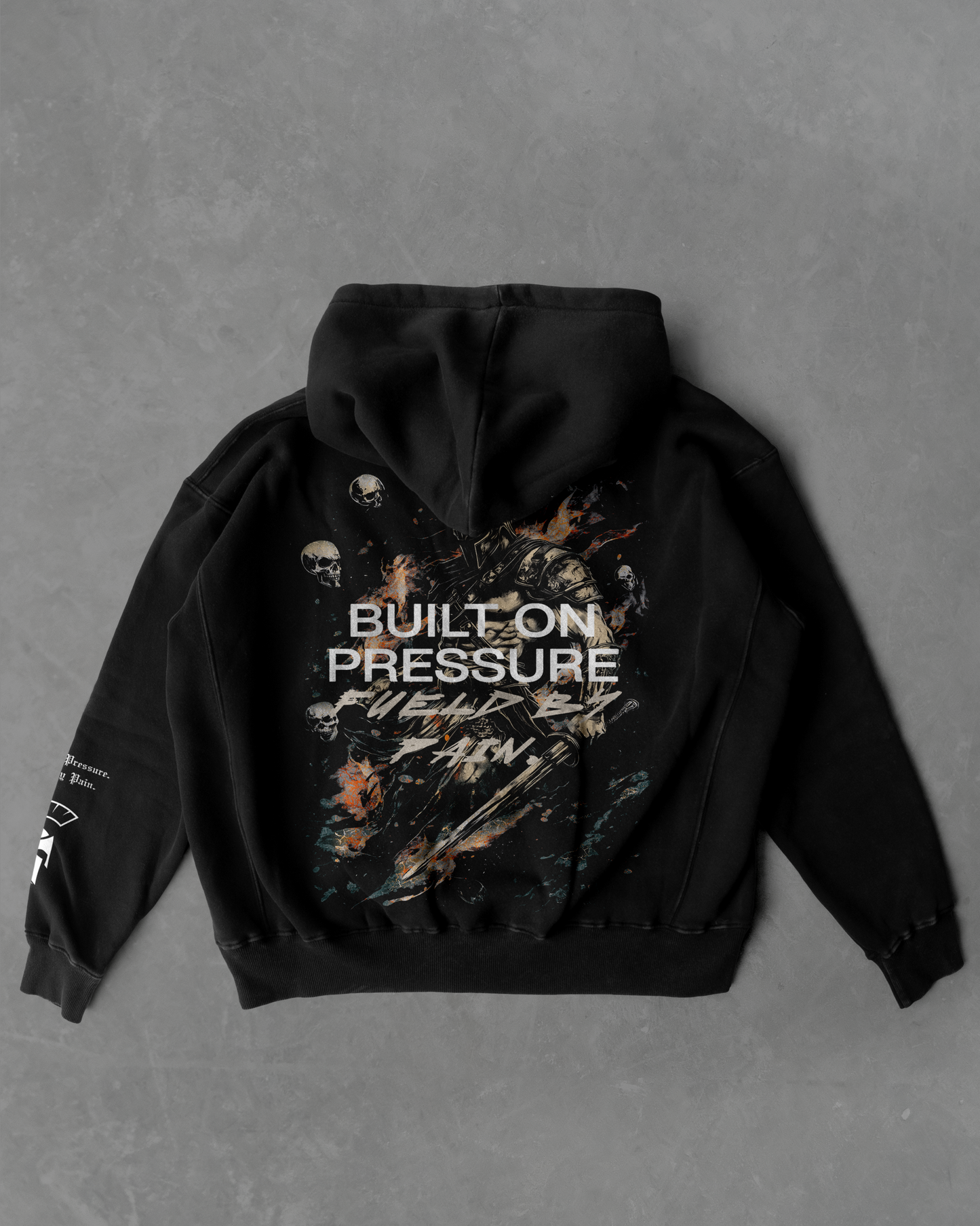 SPARTAN DISTRESSED HOODIE